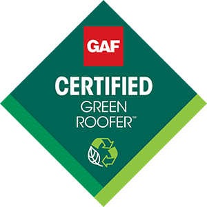 GAF Certified Green Roofer Logo